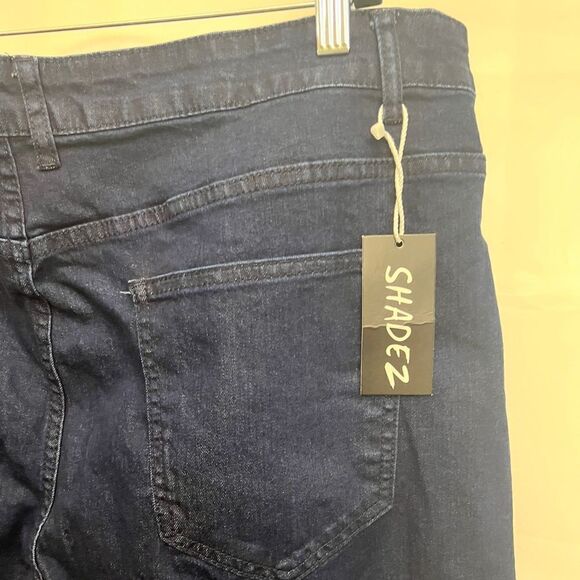 💎 Shadez Men's Jeans Navy Sz 42 - Picture 3 of 5